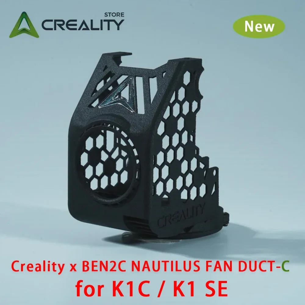 

Creality X BEN2C NAUTILUS ВЕНТИЛЯТОР DUCT 360° ° Круглый поток охлаждения Быстрое охлаждение для оригинальных деталей 3D-принтера K1 Max или K1C/K1 SE