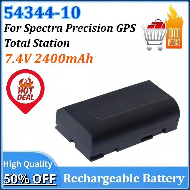 

7.4V 2400mAh 54344-10 Newly upgraded Replacement Battery for Spectra Precision GPS Total Station Rechargeable Battery