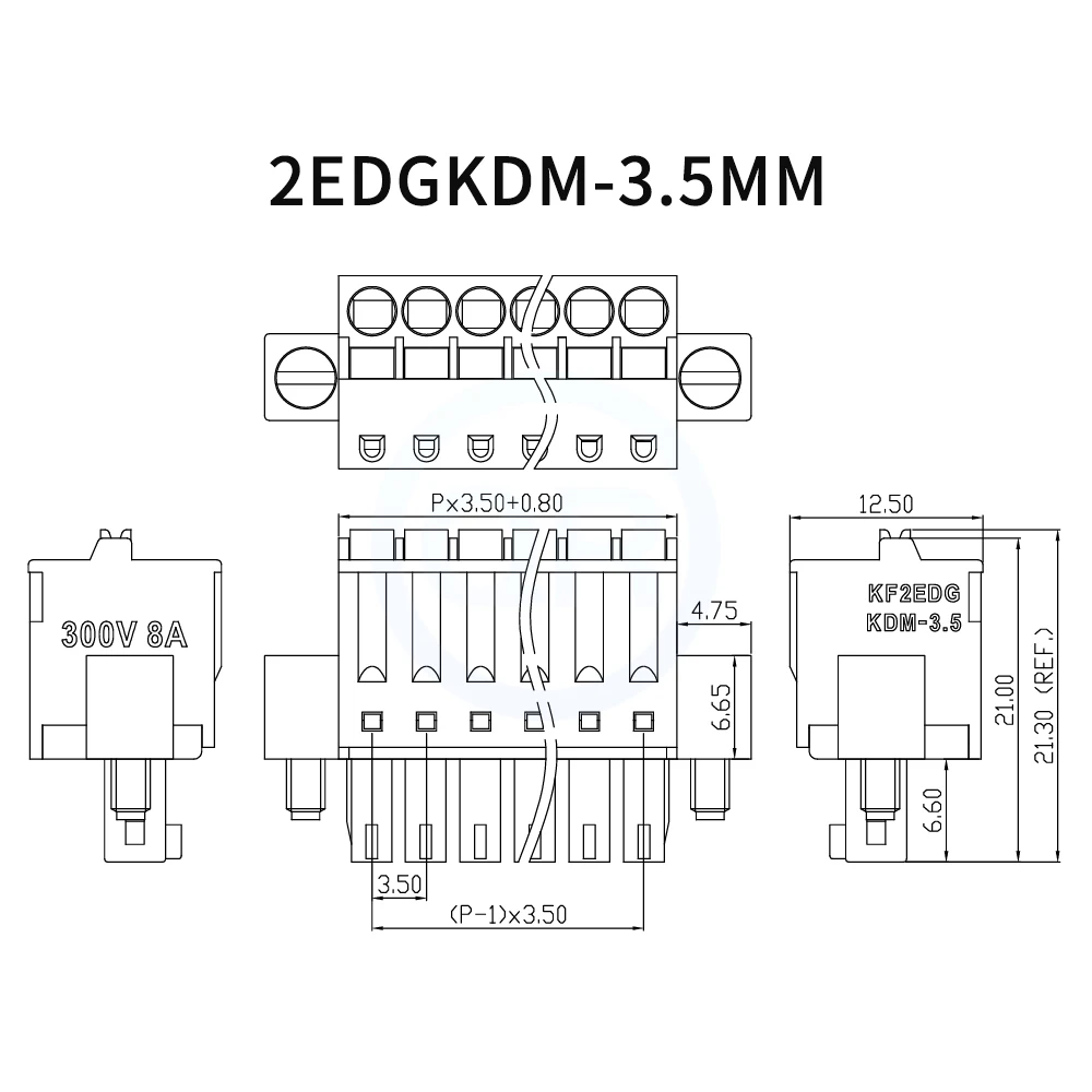 (5 pcs) KF 2EDGKDM 3.81mm 3.5mm Spring Push Terminal Locking Plug with Lugs Insertion and Extraction 2-24P 15EDGKDM 3.5 3.81