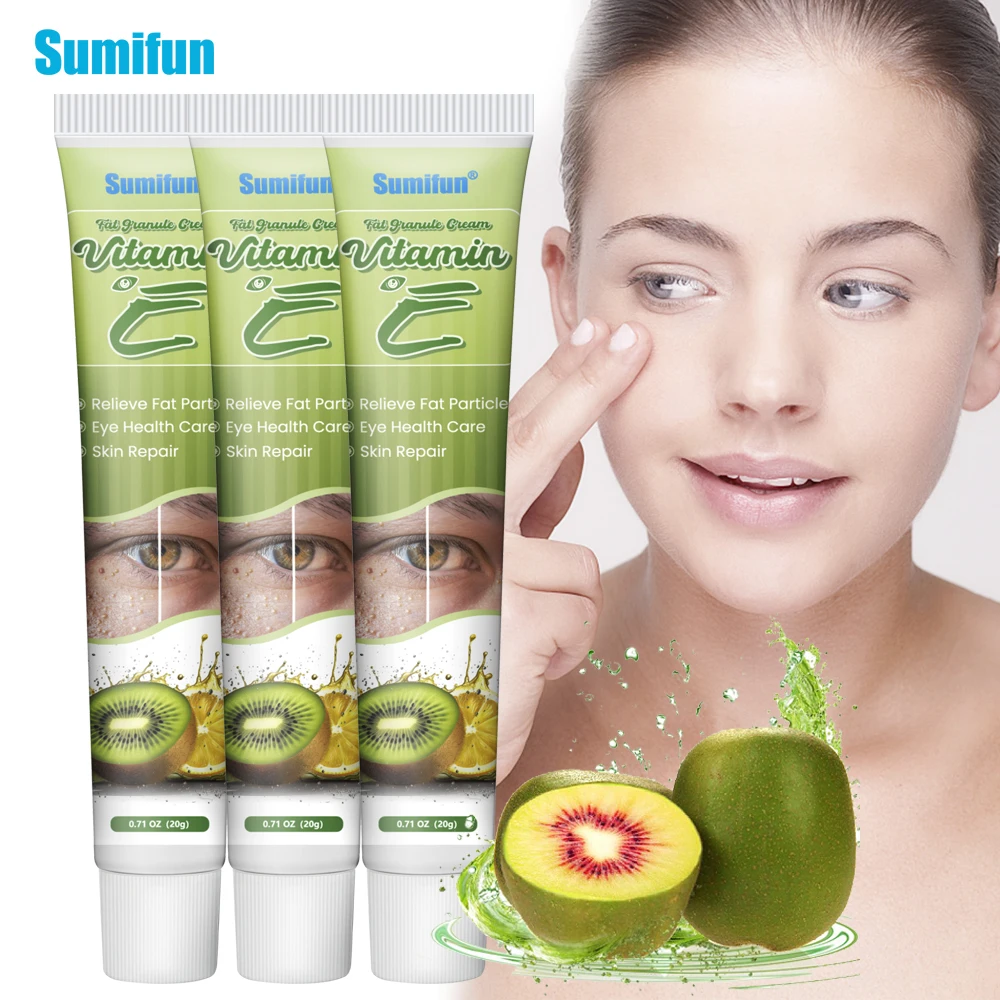 1/2/3Pcs Sumifun Vitamin E Fat Granules Removal Cream Remove Dark Circles Improve Eye Bag Fine Lines Anti-Puffiness Care Plaster