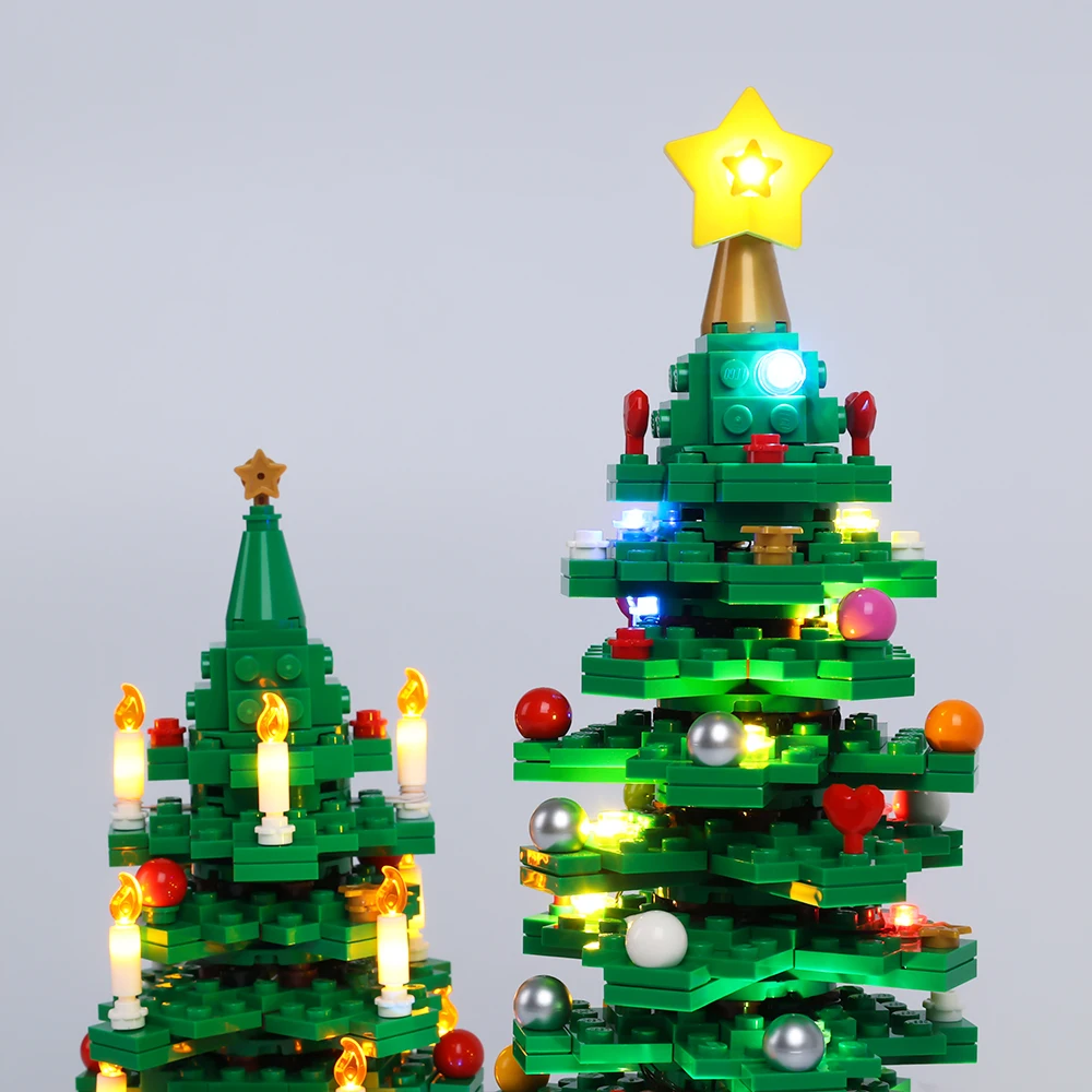 EASYLITE Christmas Gift LED Light Kit For ChristmasTree Brick 40573 Building Blocks Bricks DIY Toys Set For No Model