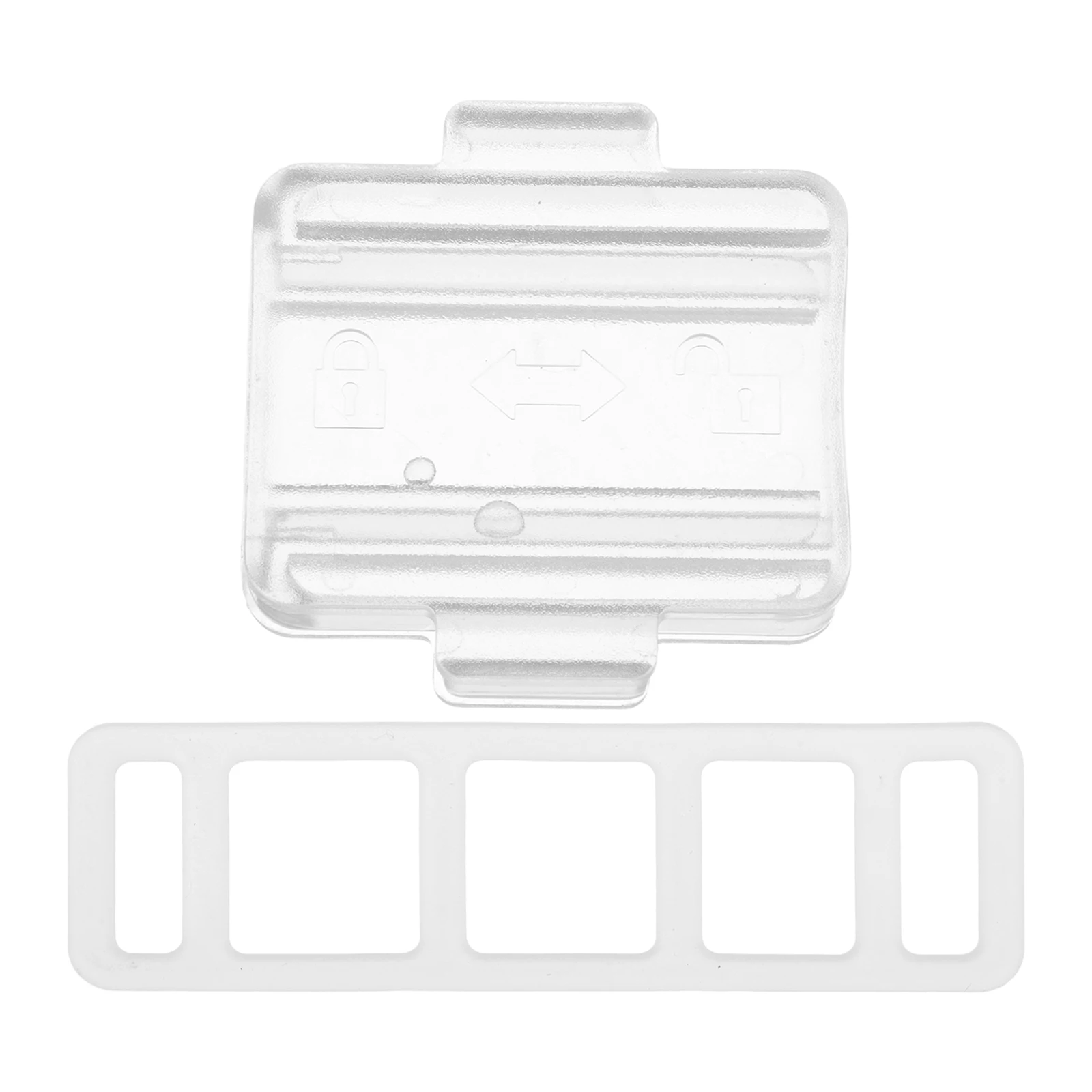

Car Bracket Adhesive Mount Dash Accessories ETC Holder Windshield Transparent Plastic Strong Double Sided Vehicle Tag Display