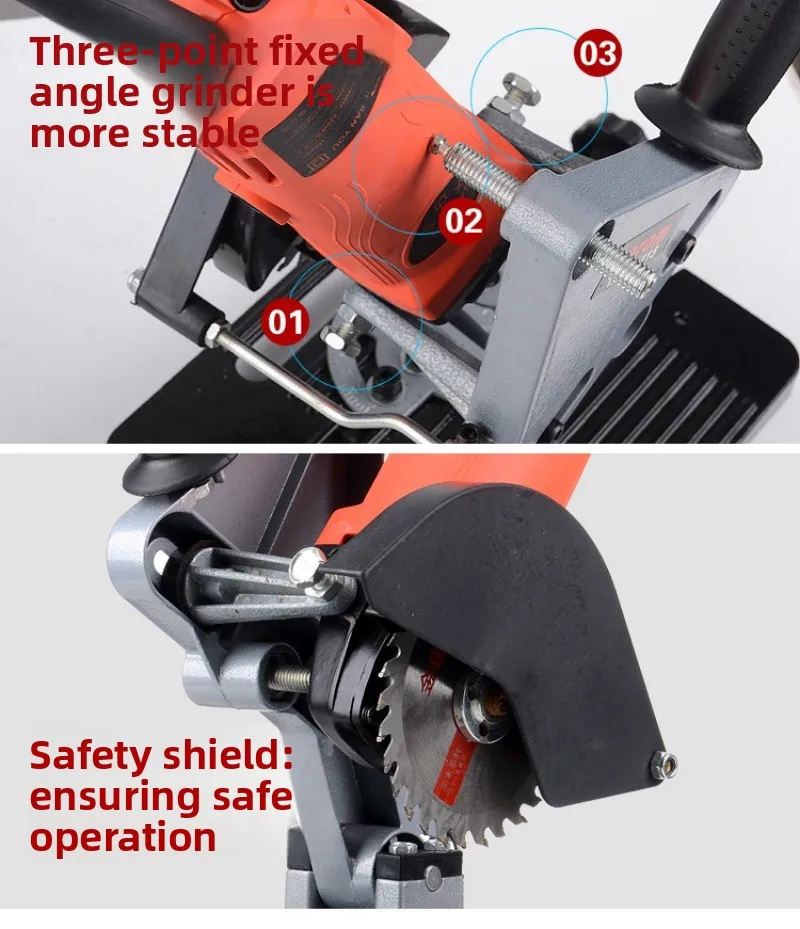 Universal Angle Grinder Stand Multifunctional Stable Anti-Shake Fixed Cutting Bracket For Hand Grinder