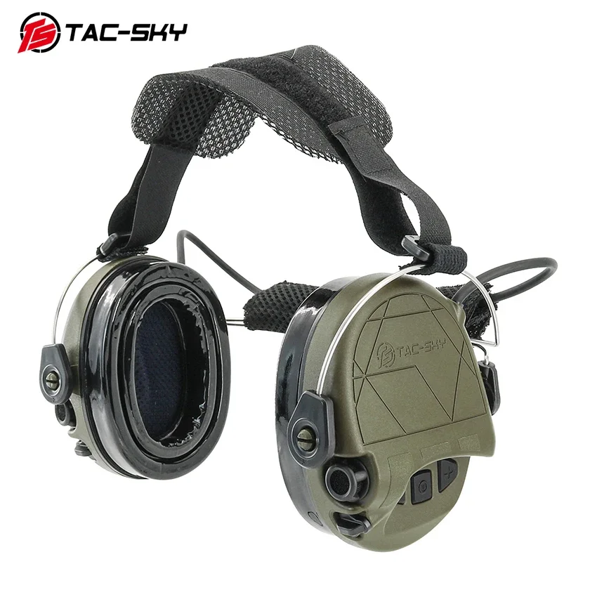 

TAC-SKY Tactical Headset Behind The Head TAC302 Shooting Headphones Hearing Protection Earmuffs for Shooting Hunting Sports