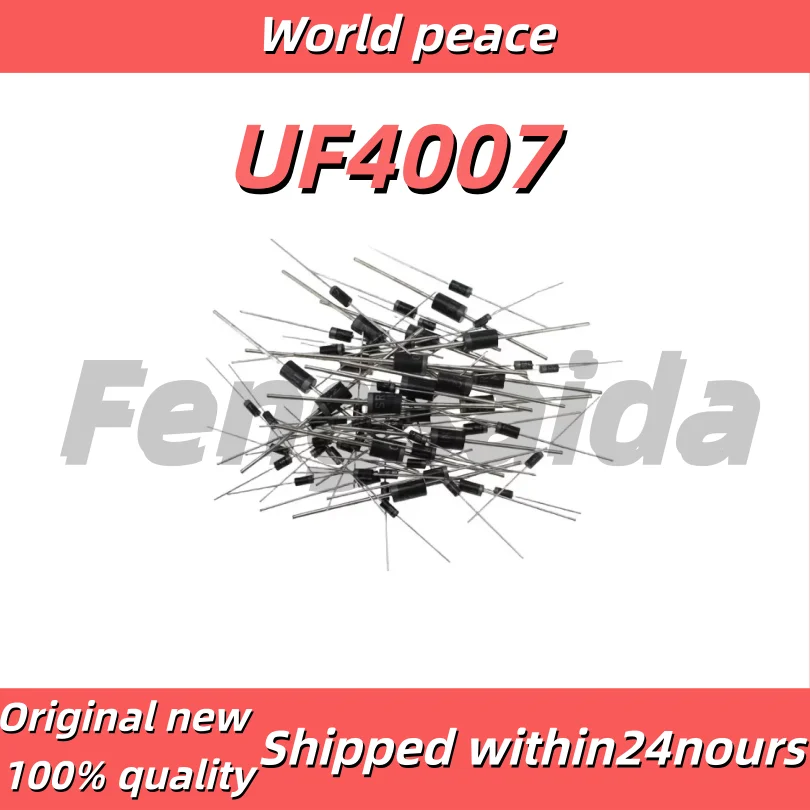UF4007 DO-41 Fast Recovery Rectifier Diode 1A 1000V Genuine