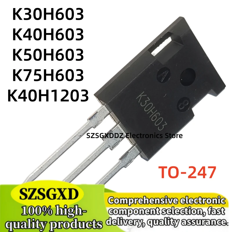 5-10-20Uds new IKW50N60H3 K50H603 IKW75N60H3 K75H603 IKW30N60H3 K30H603 IKW30N60 IKW40N60H3 K40H603 IKW40N120H3 K40H1203 TO247