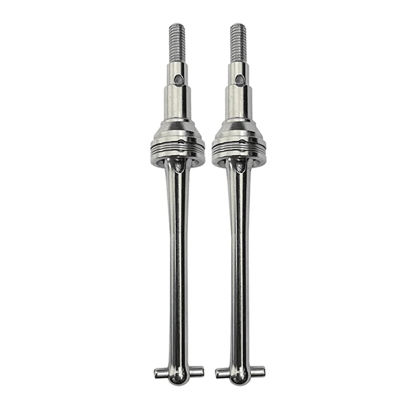 4 セット金属フロントドライブシャフト CVD と 12 ミリメートルホイール六角 MJX ハイパーゴー H16 16207 16208 16209 16210 1/16