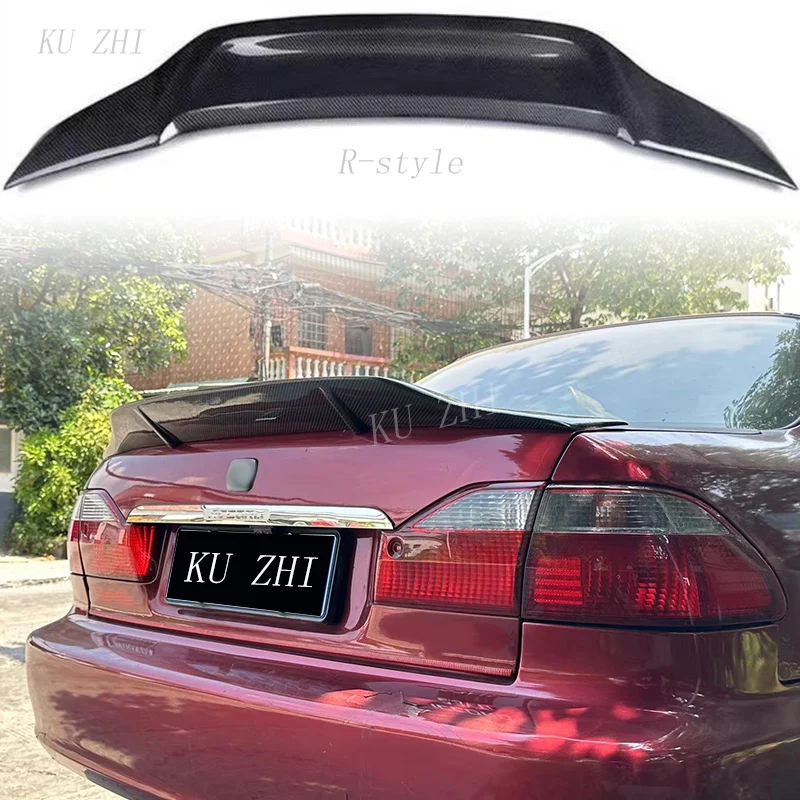 

For Honda 6th Generation Accord Modified True Carbon Fiber Rear Spoiler Rear Wing