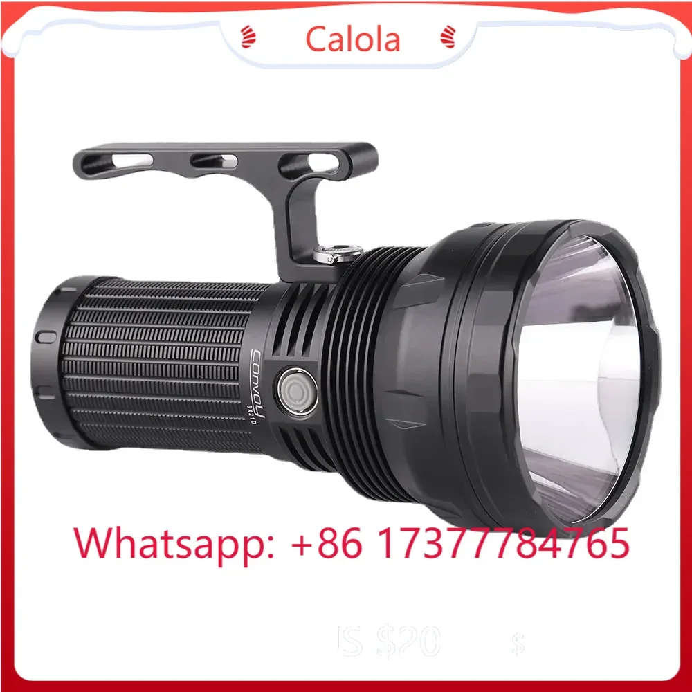 3X21D SBT90.2 LED Flashlight 7000lm Type-C Rechargeable 21700 Self-defense Torch Light