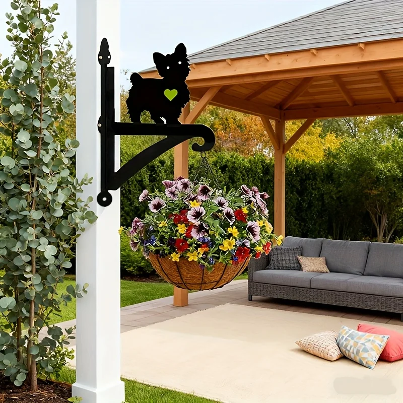

2-Pack Heavy-Duty Outdoor Iron Plant Hangers, Suitable for Hanging in Gardens, Flower Pots, Bird Cages, Bird Feeders, and Wind Chimes, Beautiful, Sturdy, and Durable