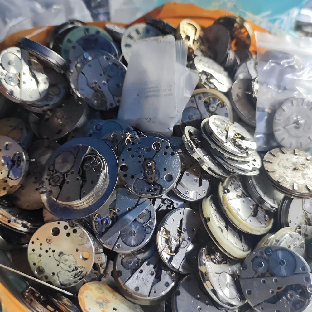 Watch Accessories, Watch Movements, Disassembled Parts, Learn to Apply to DIT, Both Good and Bad, Shipped Randomly with Manual