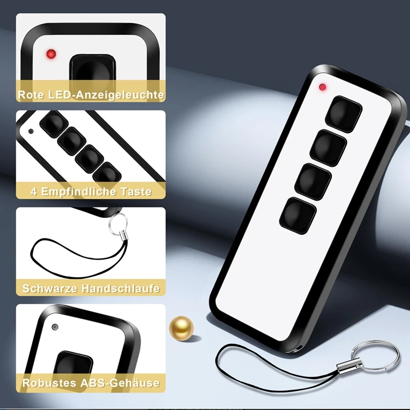 Garage Door Remote Control For Novoferm Novotron 524,522,504 MAX43-4,514 MIX43-4,433.92Mhz Tor Handheld Transmitter