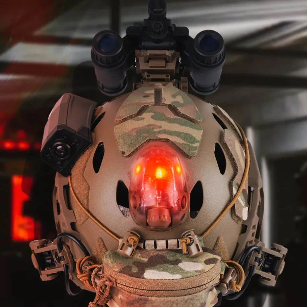 

Тактический шлем, сигнальный светильник, регулируемый красный/зеленый/синий/белый/ИК-режим, уличный охотничий светодиодный фонарик для кемпинга, страйкбольный шлем, снаряжение