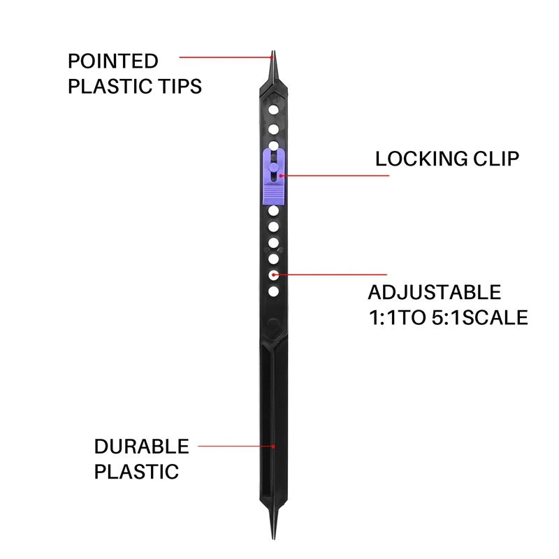 Proportional Divider Drawing Tool For Artists, Gray Scale Value Finder, Color Wheel And Artists View Catcher Finder