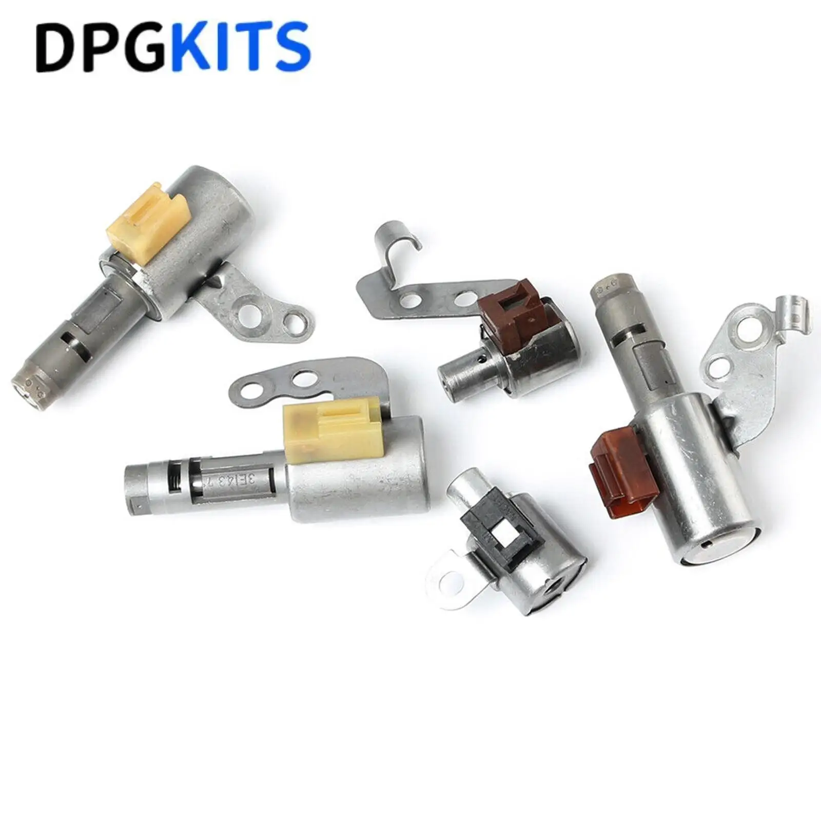 

5Pcs Car Transmission Solenoid Valve Kit U140E U241E Gearbox Sturdy Solenoid Set Fit for Lexus Toyota RAV4 Camry Highlander