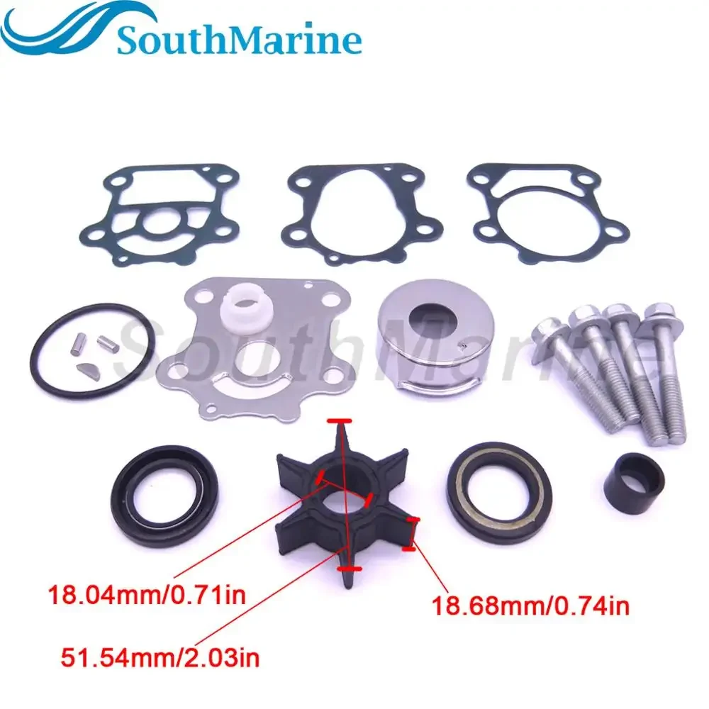 

Boat Motor 6CJ-W0078-00 Water Pump Repair Kit without Housing for 70HP Outboard Engine