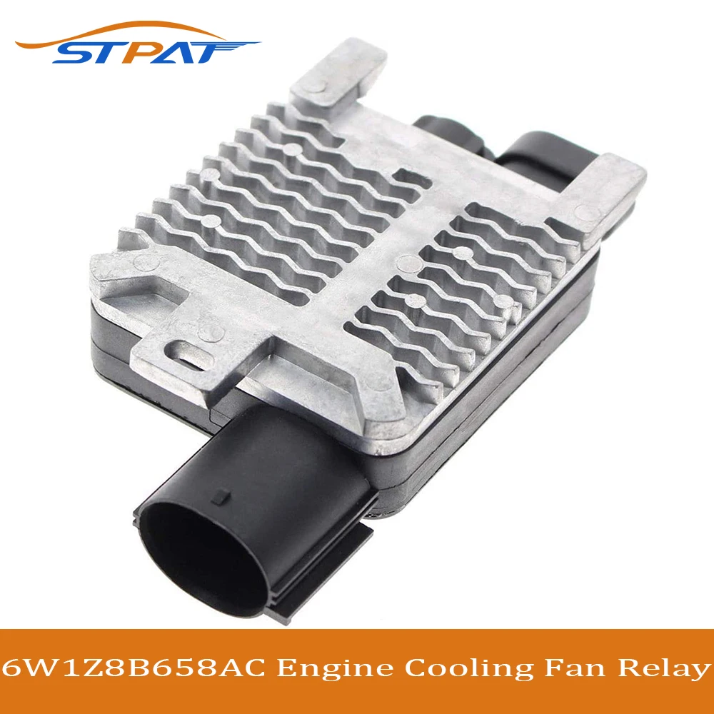 STPAT Car Accessories Engine Cooling Fan Control Relay For Ford Crown Victoria Town Marquis 10338708 940002904 6W1Z8B658AC 940