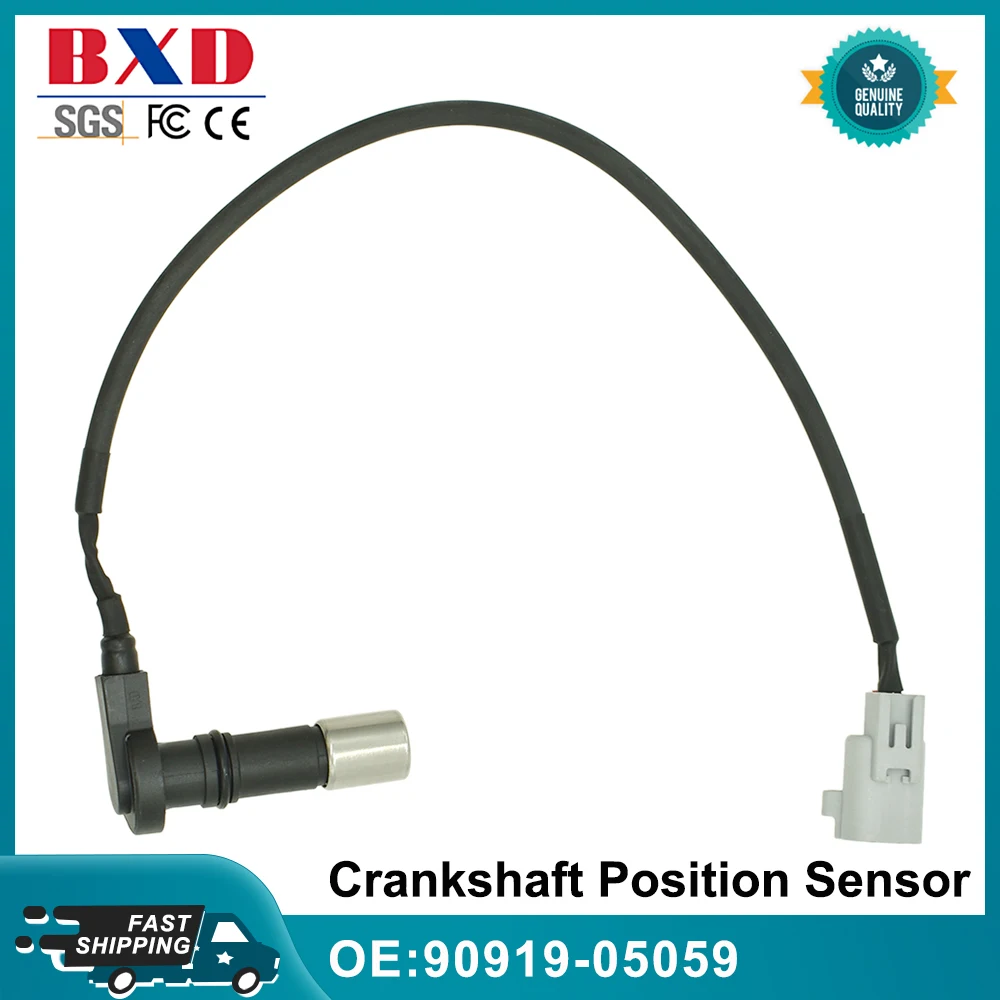 

OEM 90919-05059 90919 05059 9091905059 029600-1350 Crankshaft Position Sensor For 2.7L Toyota Tacoma 2005-2018 4Runner 2010-2012