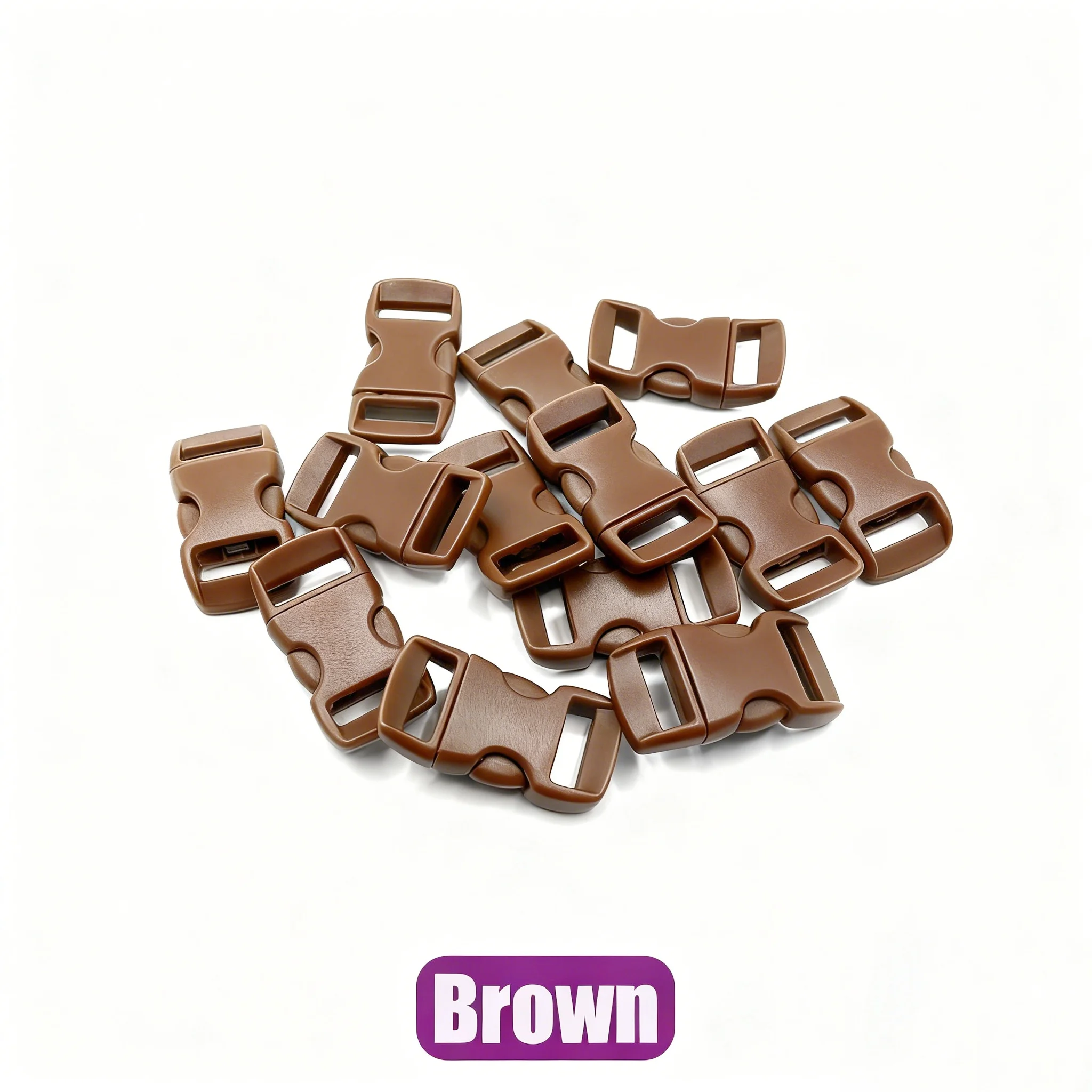 500Pcs Plastic Side Release Buckle for DIY Accessories