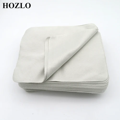 Paño para lentes de gamuza de microfibra de 17x14,5 cm, limpieza para miopía, gafas de lectura, gafas de sol, cámara, teléfono, limpiador de ordenador (10 uds/20 piezas)