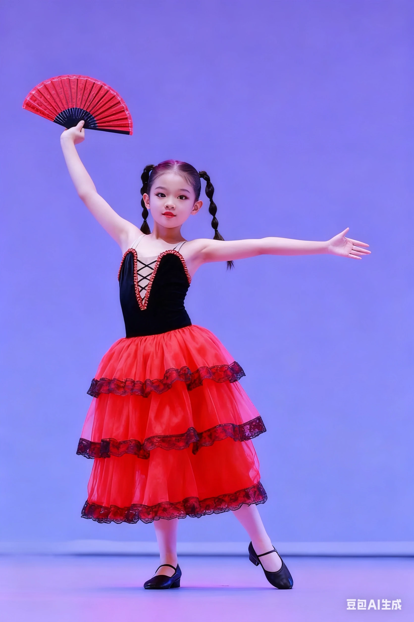 Robe de Ballet pour filles, Tutus romantiques longs, robe espagnole rouge, vêtements de ballerine pour enfants, vêtements de Ballet pour femmes