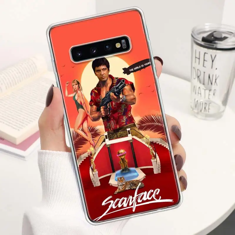 Scarface 1983 Film Al Pacino Movie Coque Phone Case For Samsung Galaxy S24 S23 Ultra S22 S21 S20 FE S10 Plus S10E S9 S8 + Lite