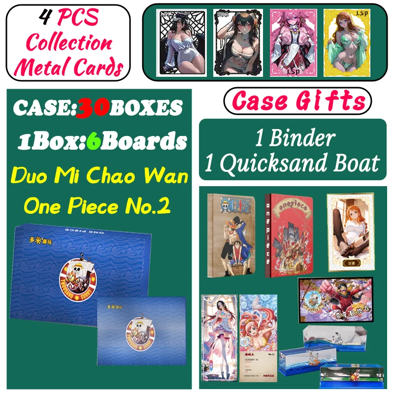 

Duo Mi Chao Wan One Piece Board No 2 Оптовая коллекция карт Boster Box Aurora Muse Sexy Waifu Kids Игральные карты Игры Tcg