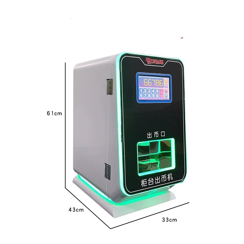 High-speed mini coin sorter, entertainment game center coin counter, metal structure, coin counter