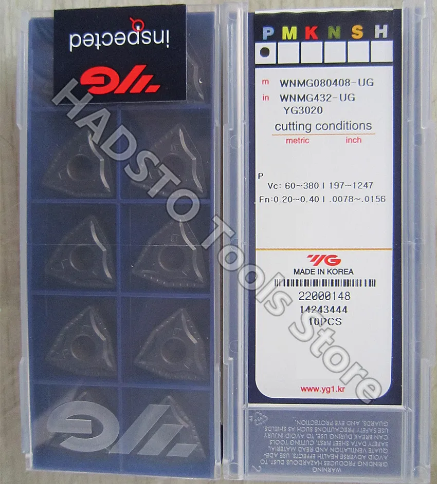 WNMG080404-UG YG3020/WNMG080408-UG YG3020/WNMG080412-UG YG3020 Original YG carbide inserts Turning inserts For Steel P20