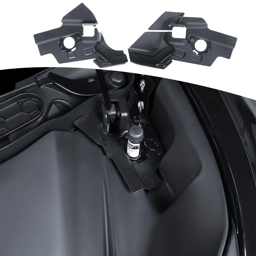 Car Front Cabin Anti-Clog Cover For Tesla Model 3 Highland Auto Water Channel Cover Leak Filter Protection Interior Accessories