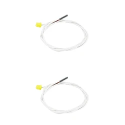 2PCS Original FLSUN V400 Delta 3D Printer Thermistor Temperature Sensor Wire Parts White Line for Aluminum Block Extruder
