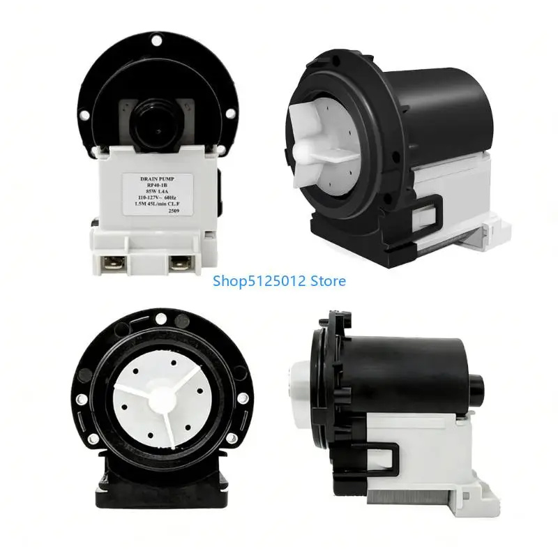G8TC Plastic Constructed Drain Pumps for Washing Machines Featuring Stainless Steel Components for Safety