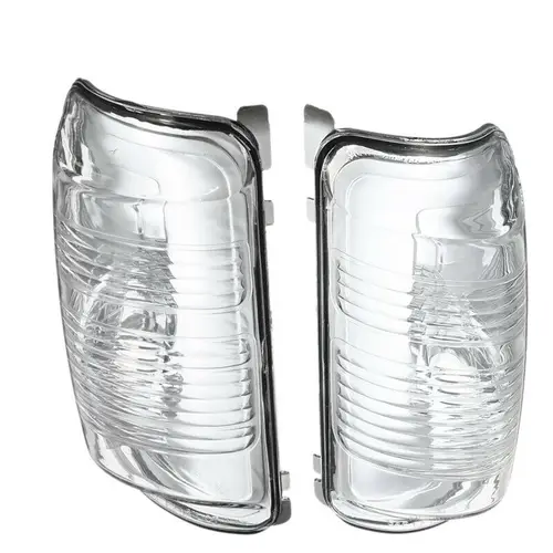 Imagen 2 del producto Cubierta de lente de lámpara indicadora de luz de intermitente lateral de espejo retrovisor izquierdo/derecho para Ford Transit MK8 2014-en adelante 1847387 1847389