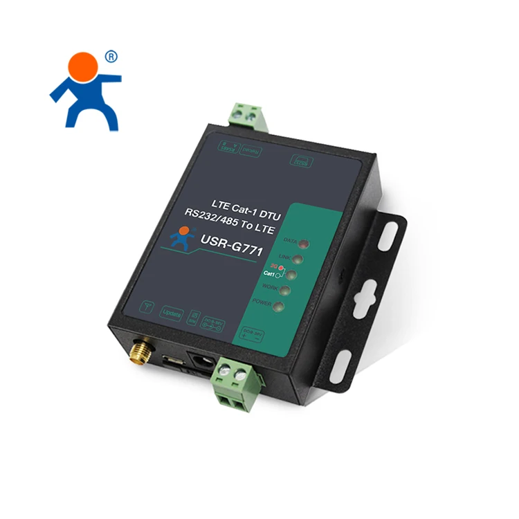 

USR-G771-E Европейский промышленный M2m последовательный режим Rs485 Rs232 4g Lte модем Gprs модем с опорной платформой MQTT