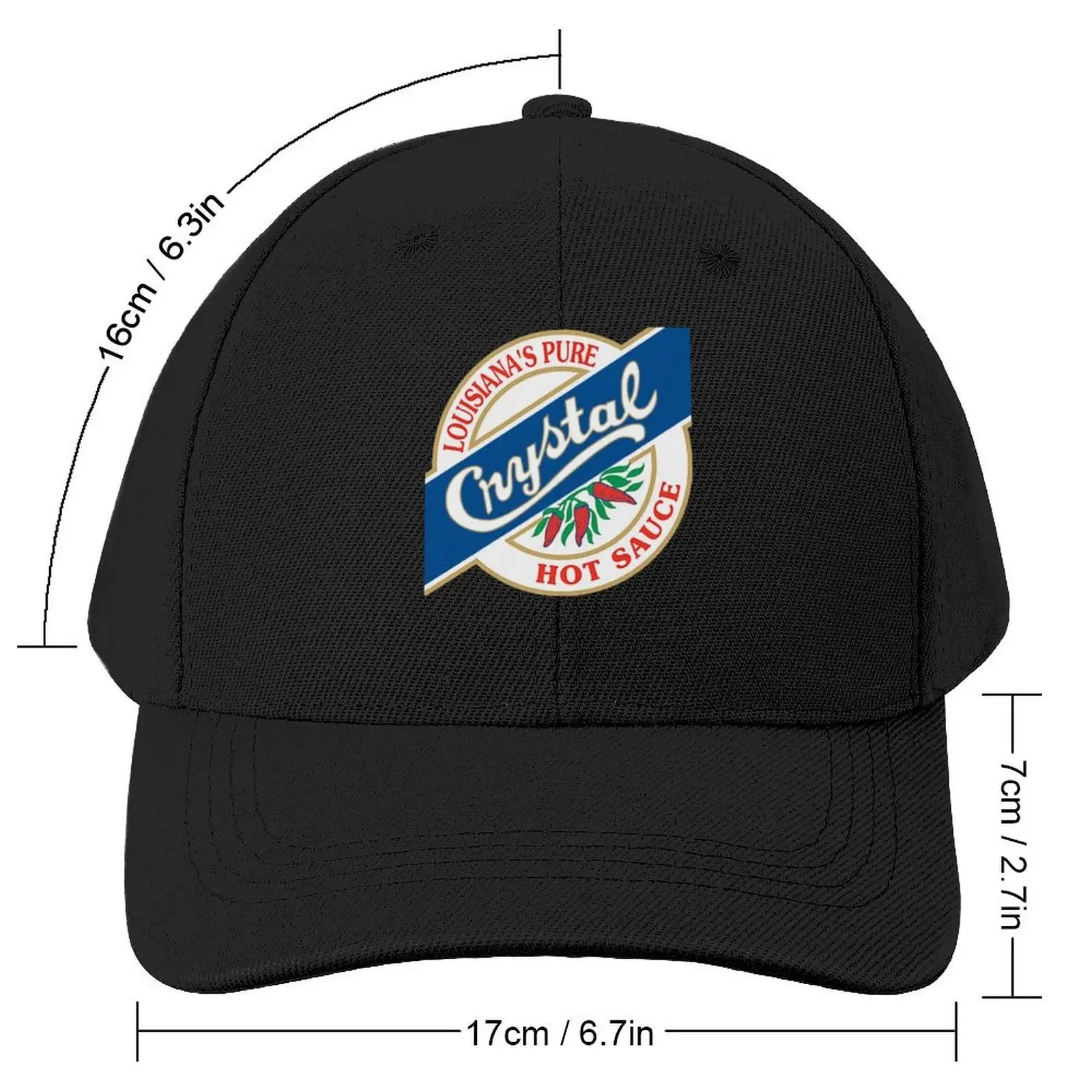 Man's Crystal Hot Sauce Funny Shirts Music Band T-Shirt Baseball Cap derby hat |-F-| Women Men's