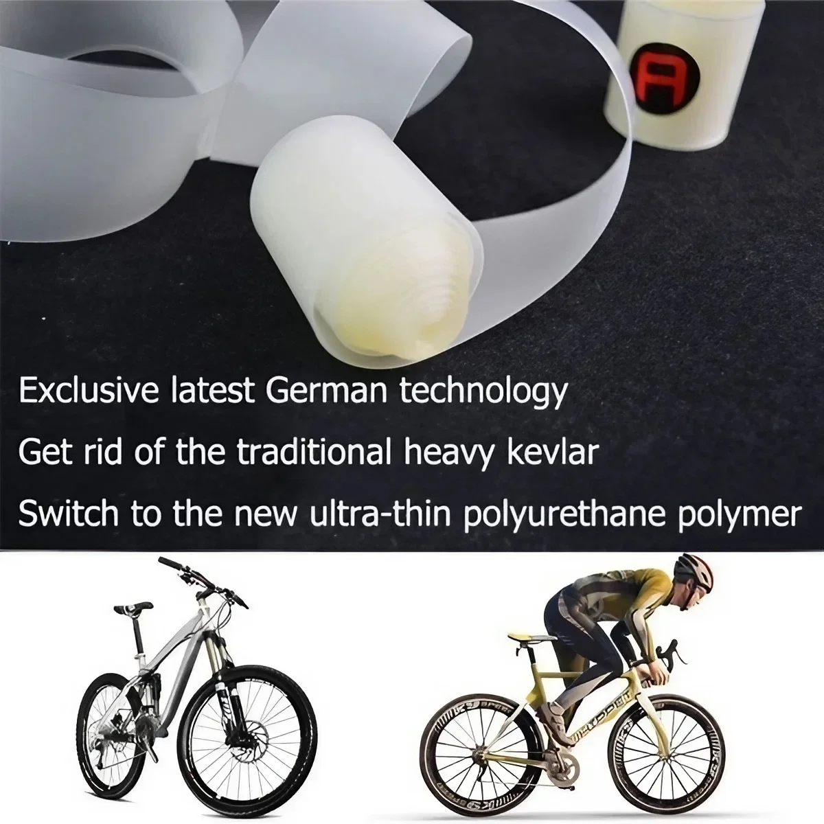 Bike Tire Liner Puncture Proof Tape MTB Road Bike Anti-Puncture Protection Pad High Durable Tube Protector Guard Flat Prevention