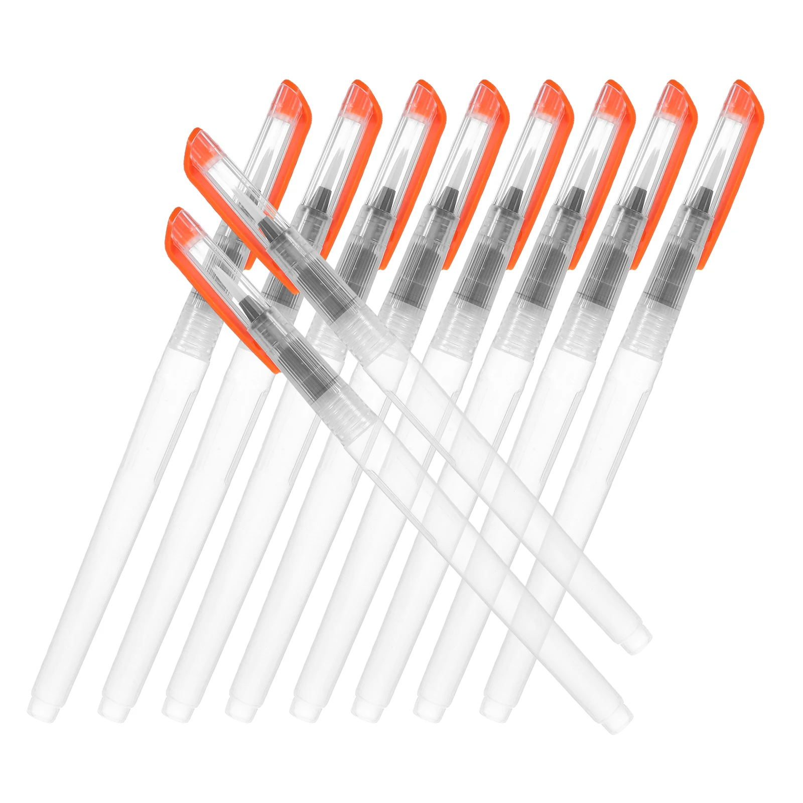 

10 PCS Tap Water Brush Drawing Supplies Soluble Refillable Pen Artist Colouring Pencils Plastic Adult Travel