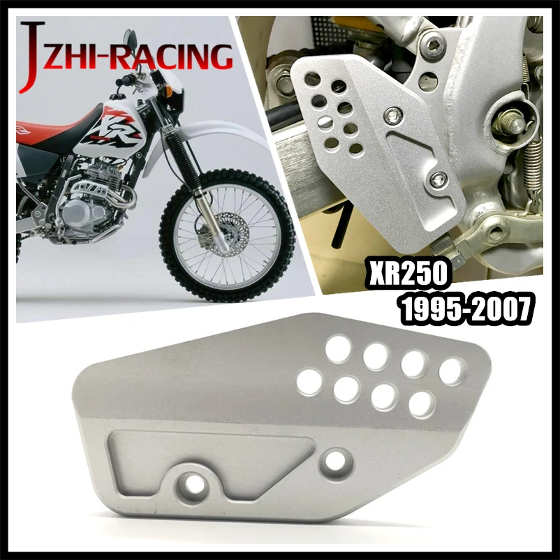 FOR HONDA XR250 BAJA XR250 BIKER 1995-2007 Motorcycle Accessories CNC Rear Brake Master Cylinder Protection Guard.