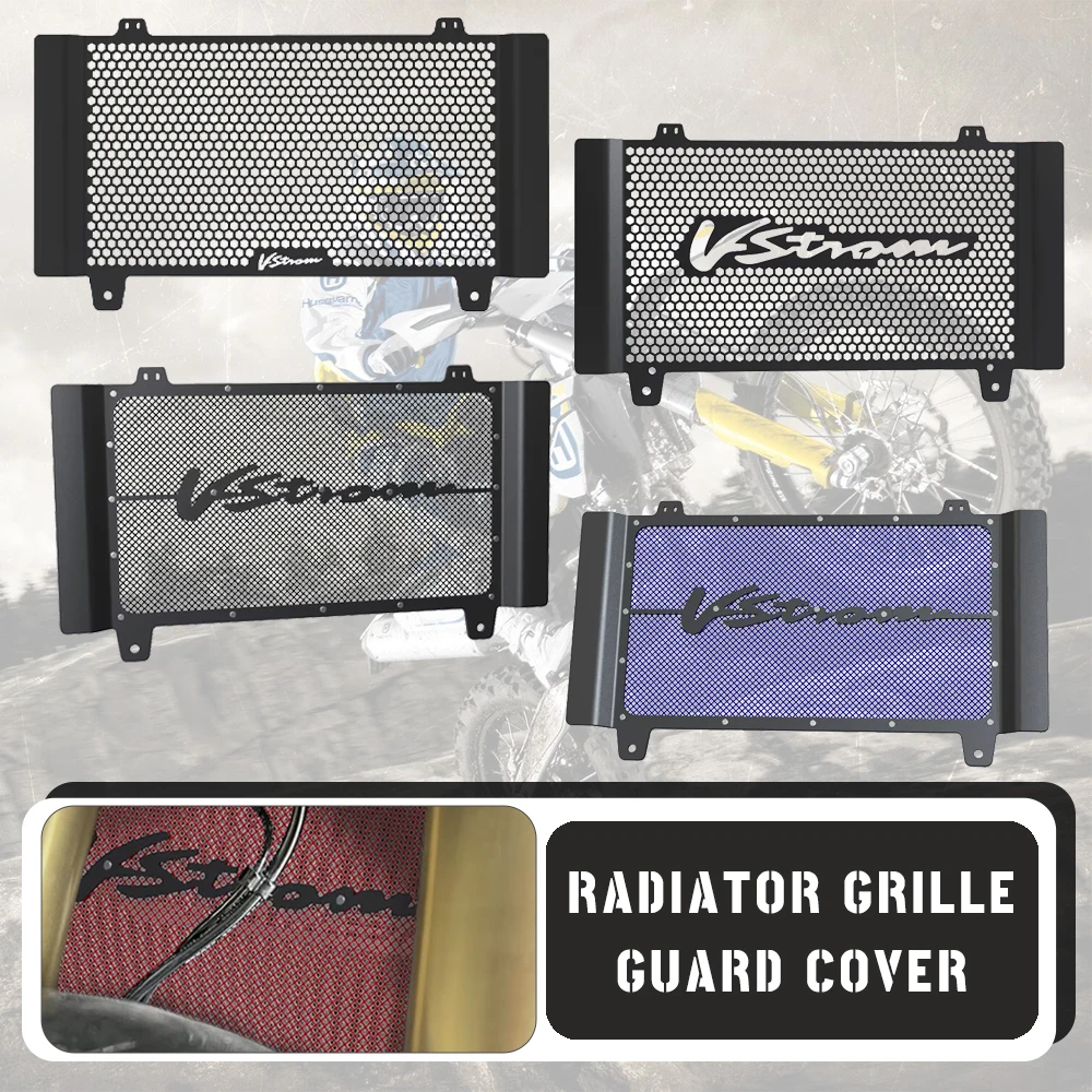 

2023 2024 2025 For Suzuki V-Strom VSTROM 800DE 800 DE V Strom Motorcycle Radiator Grille Grill Protection Guard Cover Protector