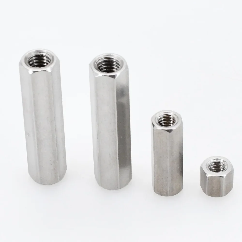 M2 M2.5 M3 M4 M5 M6 Hex Column Pillars 304 Stainless Steel Motherboard Standoffs Female Board Rack Spacing Screw Bolts Spacer