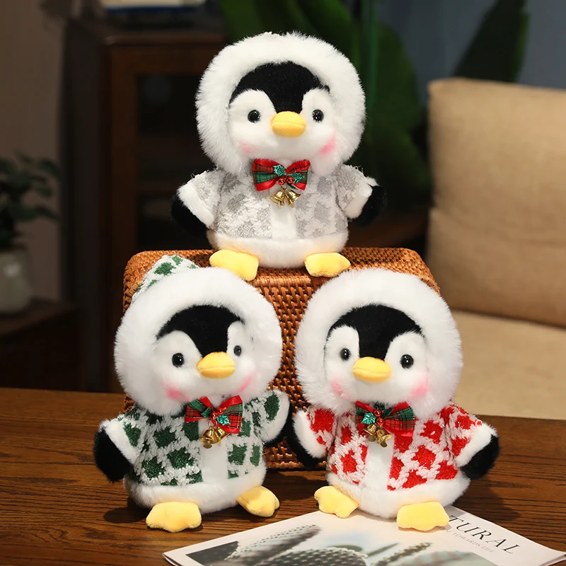 2024 Christmas Cute Penguin Plush Toy Kids Girl gift Merry Christmas Decor for Home Xmas Ornaments Navidad 2025 Happy New Year