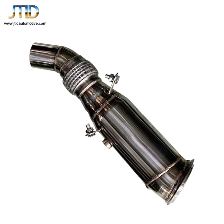 Downpipe For BMW M140 M240  B58 SS304 Stainless Steel Performance Catless Exhaust System  - Active Sound System Exhaust