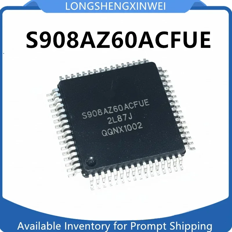 1PCS S908AZ60ACFUE S908AZ60 QFP64 Automotive Computer Board CPU Chip ic New Original in Stock