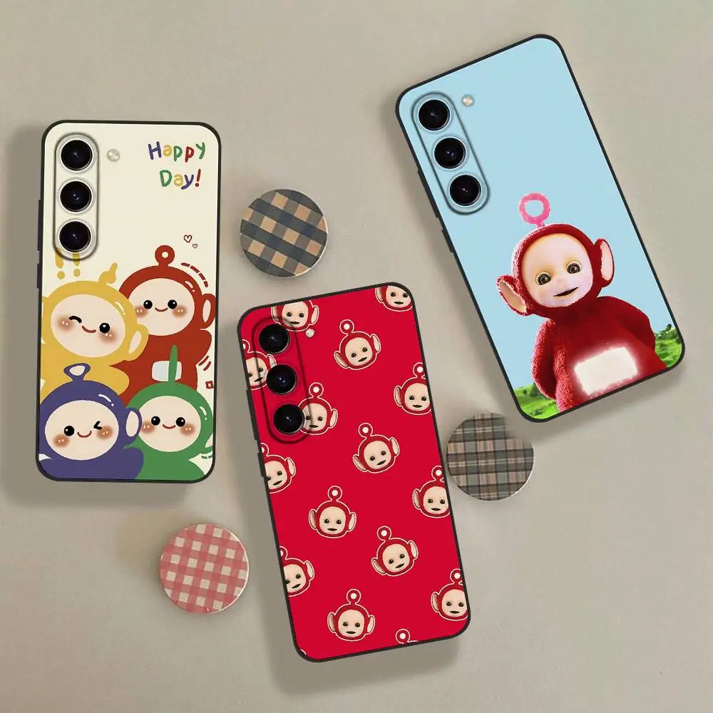 Cute T-teletubbies-Es Phone Case For Samsung S24/S25/S22 S30/Note20/Lite/Ultra/5G/Plus/FE - Shockproof Protection
