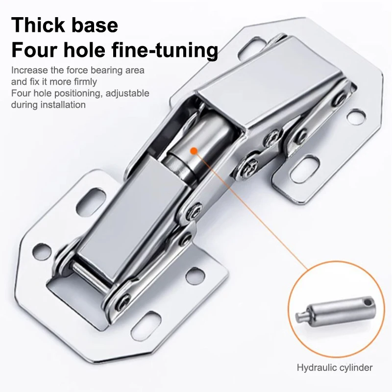 Schrankscharniere aus Stahl mit 90-Grad-Winkel, Ensemble für Wohnmöbel, mühelose Installationsbeschläge