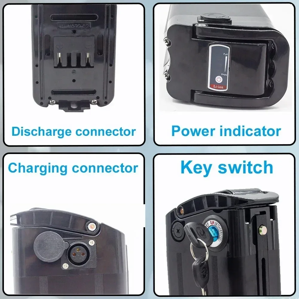 Original 36V/48V Silver Fish Battery 20000mAh Anderson-Port Lower Discharge for 1000W~3000W Silver Fish Battery power vehicle