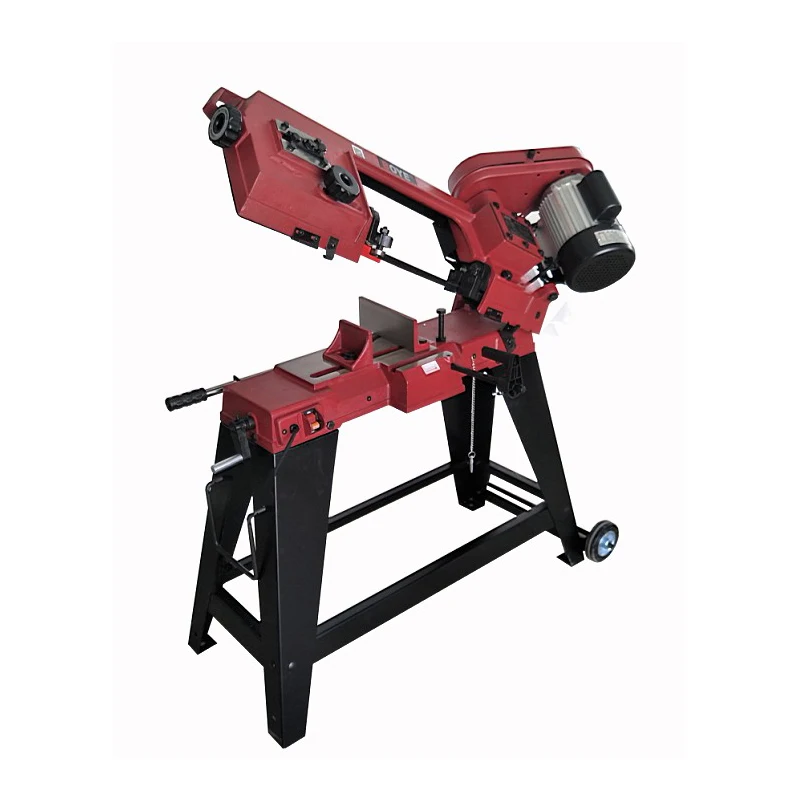 750W Vertical Horizontal Band Sawing Machine Woodworking Metal 4 inch Half Sawing Machine with Low Noise 220V