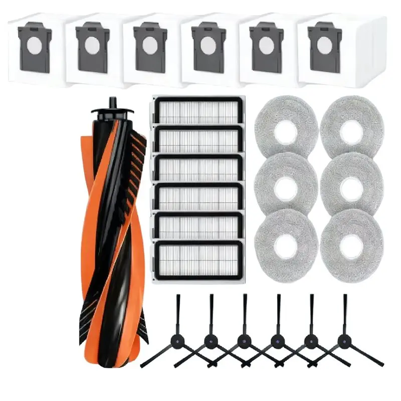 

【НОВИНКА A39M】 Аксессуары для робота-пылесоса Cecotec Conga X70: основная и боковые щетки, HEPA-фильтр, насадка для влажной уборки, мешок для сбора пыли