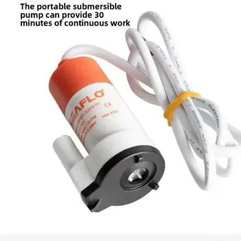 12V mikro ponorné přenosné stejnosměrné vodní čerpadlo, baterie, čerpadlo na vodní nádrž pro obytné vozy, sada na čaj, vodní čerpadlo pro potravinářský obytný vůz, loď 6 nejlepší prodej 12V vodní čerpadlo s baterií - №2