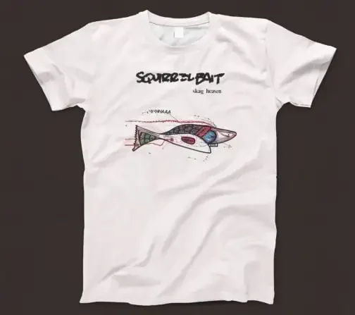 Squirrel Bait T Shirt 793 Retro Music White